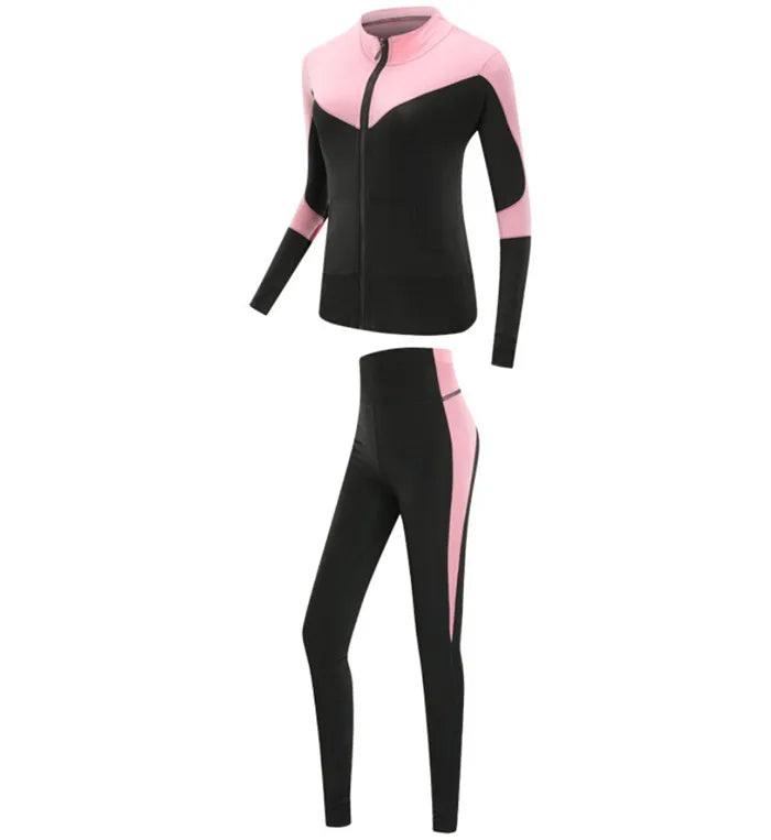 Women's Quick Dry Sets: 4Pc Workout Training Activewear Sets / Rungear