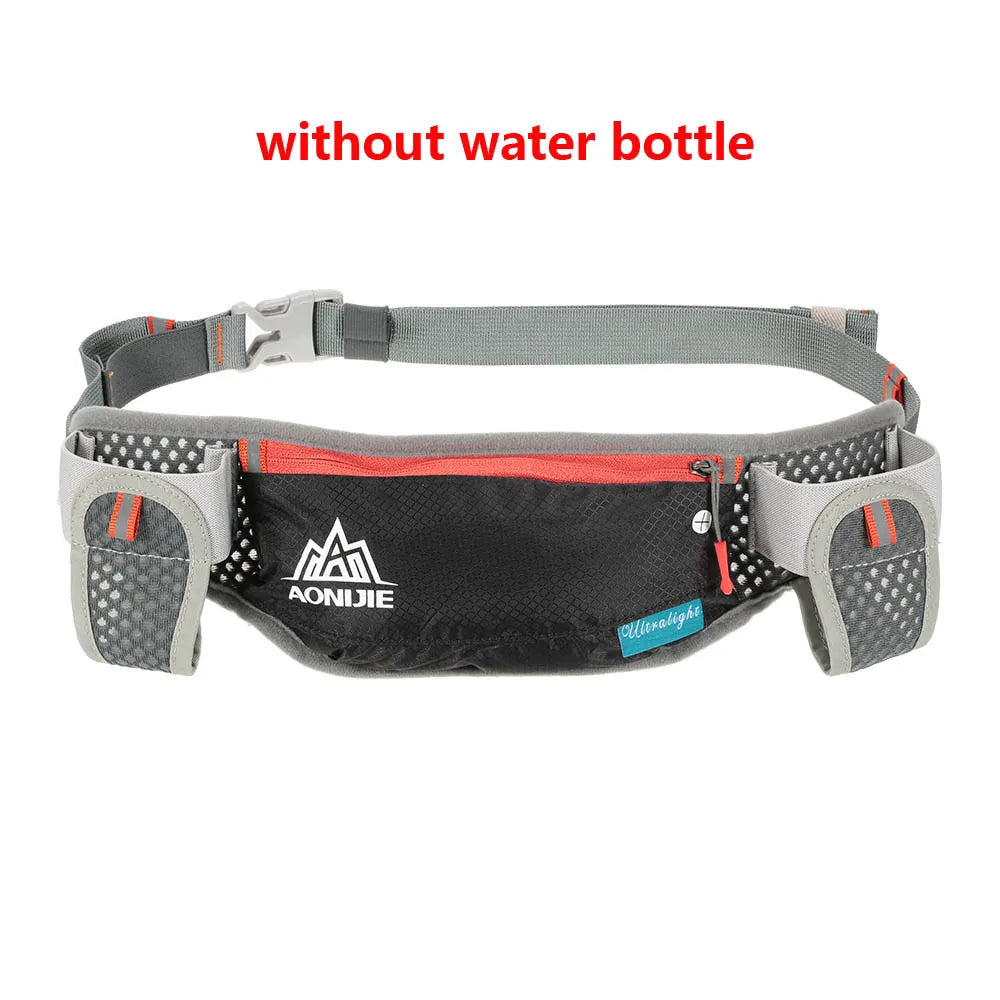Running Hydration Waist Pack with Dual Water Bottle Holders & Phone Pocket – Water-Resistant Unisex Belt Bag | RUNGEAR