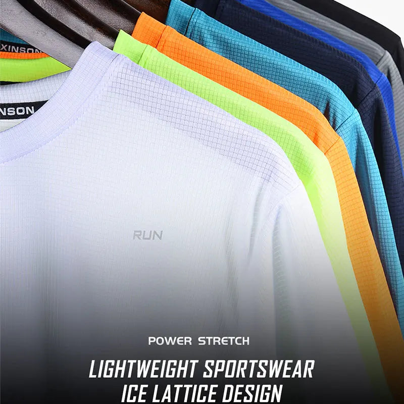 Men's Quick Dry Apparel: Long Sleeved, Breathable, Sweat Absorbing Shirt for Running, Hiking, Outdoor Sports / Rungear