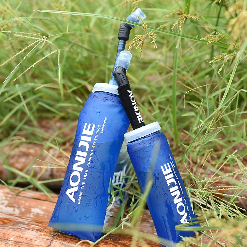AONIJIE Collapsible Soft Flask – 350ml/600ml BPA-Free Water Bottle for Running, Hiking & Cycling