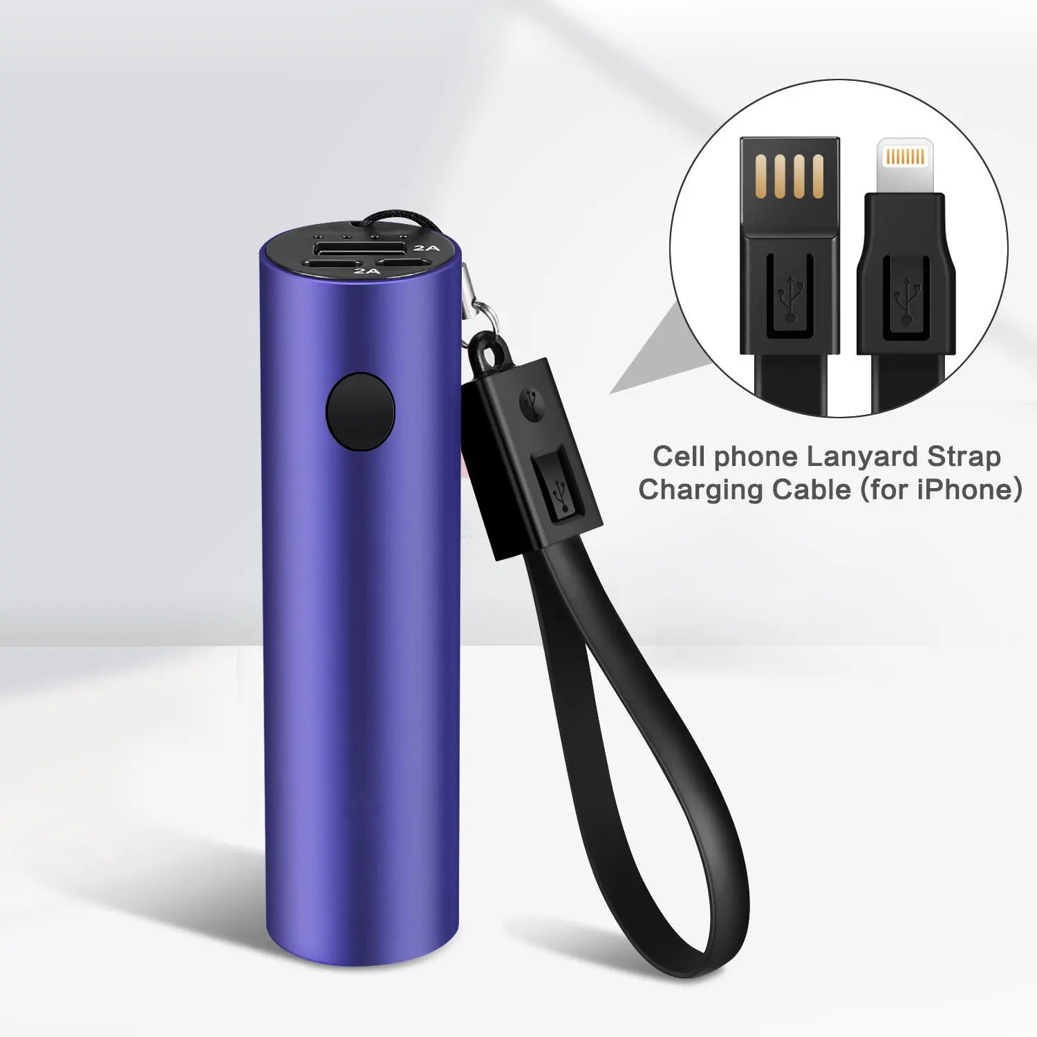 Tech Gear Accessories: 5000 Mah, Portable, Mini Multi-Function Mobile Power Bank With Outdoor Light Torch / Rungear