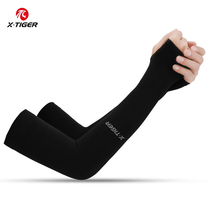 Winter Gear Accessories: X-TIGER Unisex Outdoor UV Sun Protection, Ice Fabric Arm Warmers Sleeves Running, Outdoor Sport / Rungear