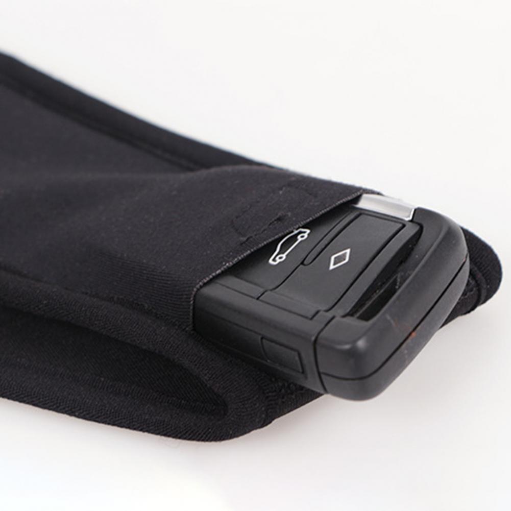 Running Vest with Phone & Hydration Pocket – Lightweight, Water-Resistant, Elastic Chest Harness | Trail Running & Outdoor | Black