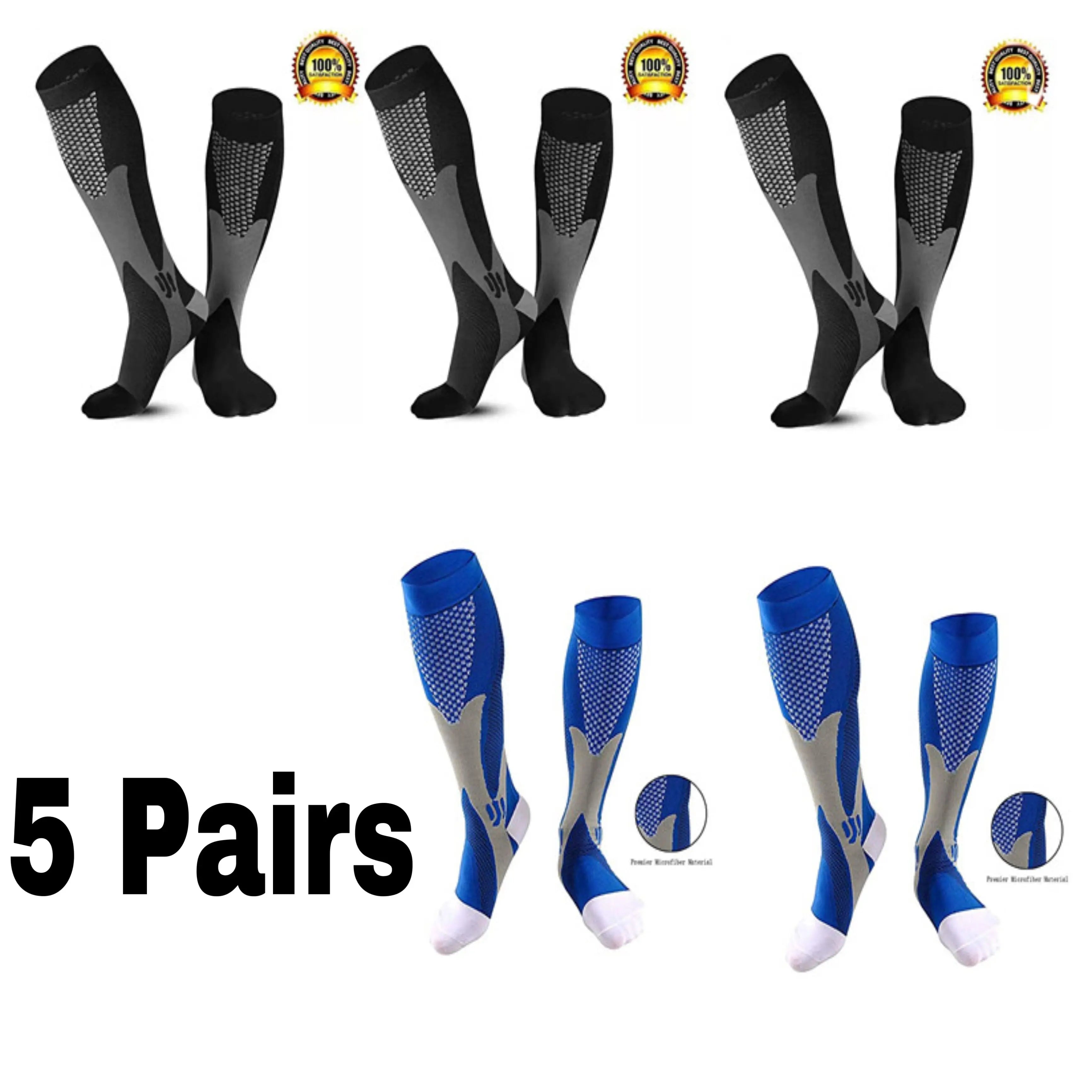 Men’s Compression Socks – Sports & Medical Support for Running, Varicose Veins & Swelling Relief