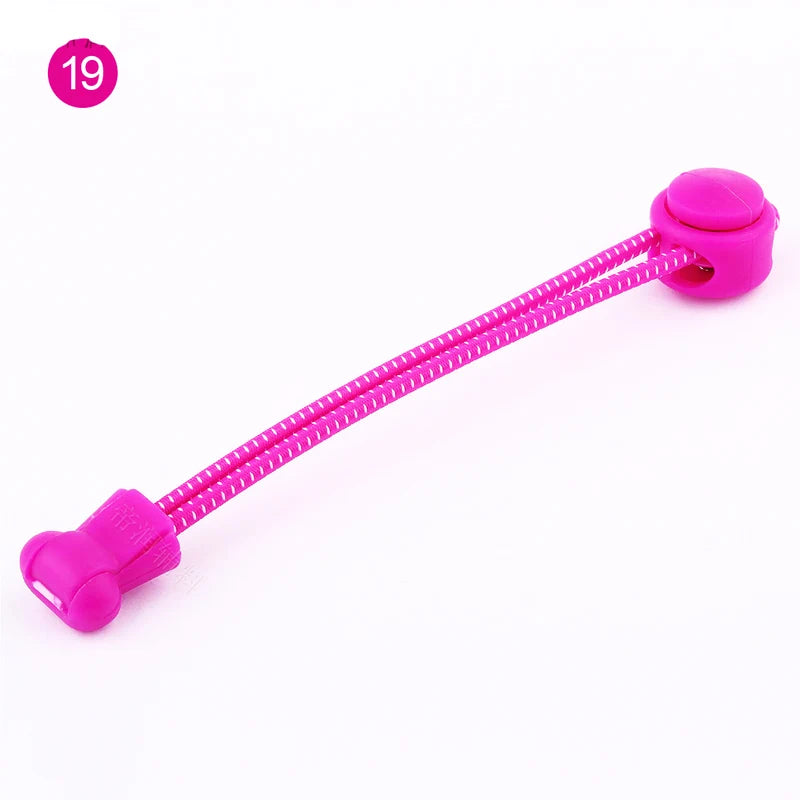 No-Tie Elastic Locking Shoelaces | 100cm | Running, Hiking & Sport