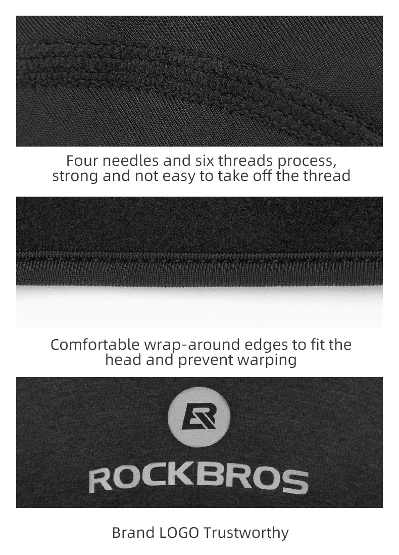 ROCKBROS Unisex Winter Windproof Thermal Fleece Outdoor Sport Running Hiking Cap