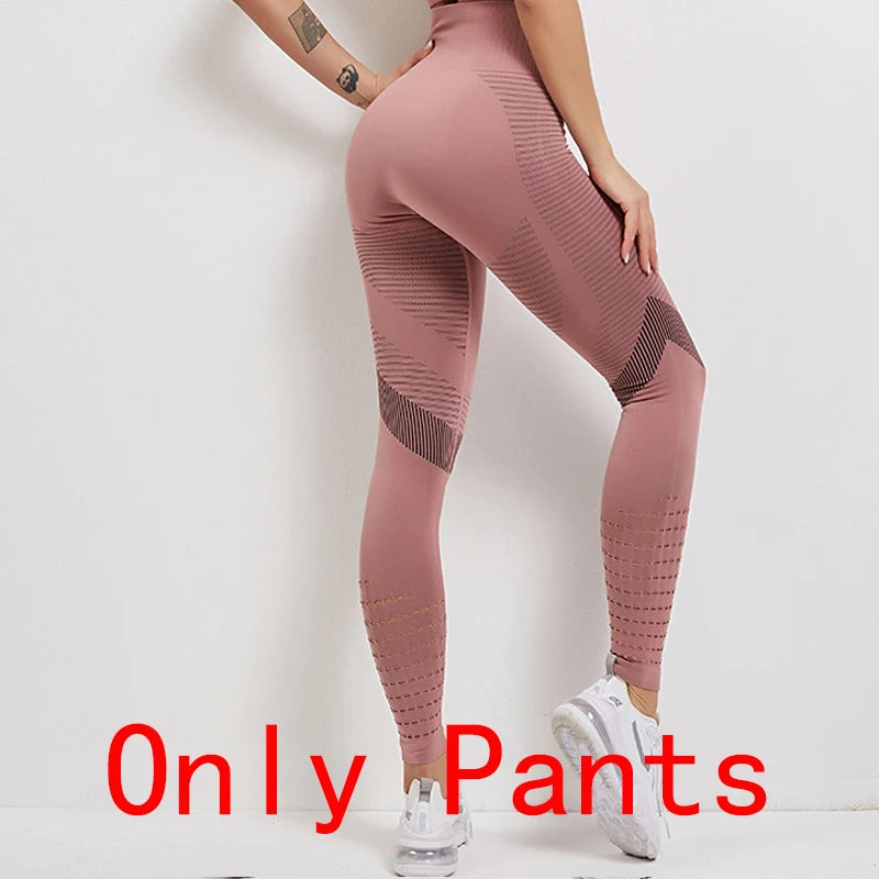 Women's Activewear Apparel: Seamless, Sports Bra and Leggings Set Workout Gear, Plus Size / Rungear