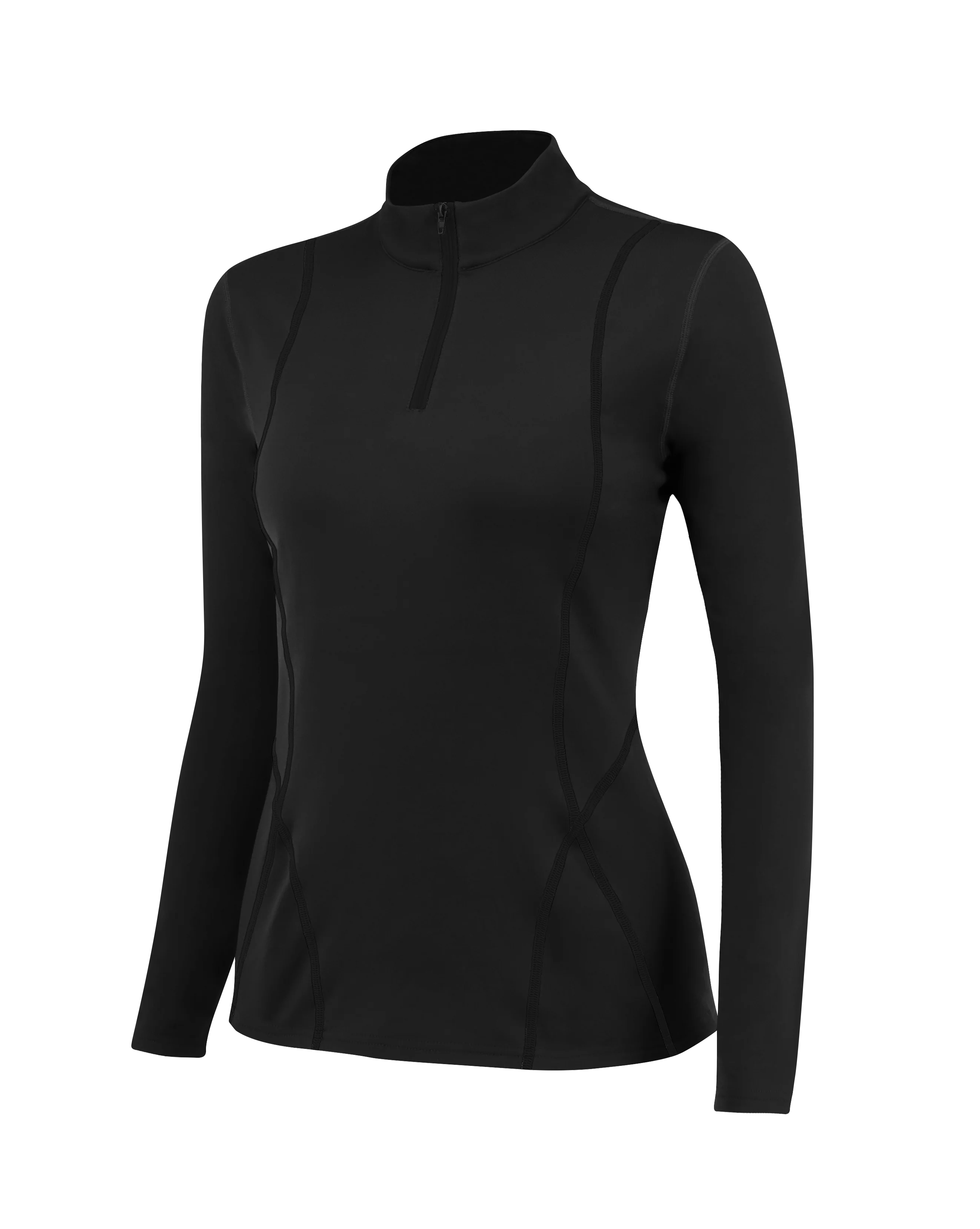 Women's Running Clothing: Full Sleeve Warm Fleece Thermal T-Shirt For Sports Fitness / Rungear