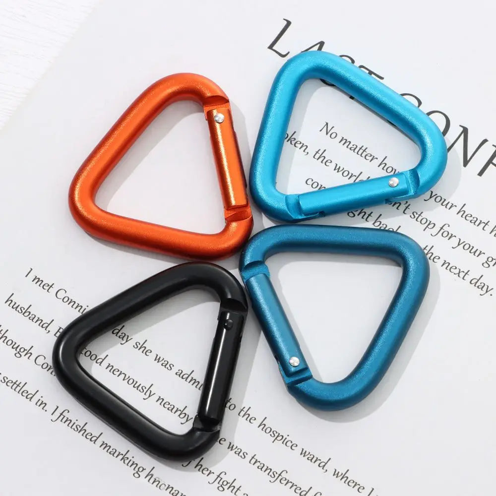 Trail Gear Accessories: Triangle/Square Carabiners With Snap Clip Hook Kettle Buckle / Rungear