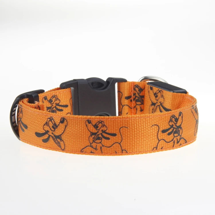 LED Luminous Dog Collar | Nylon Night Safety Collar with Breakaway Buckle