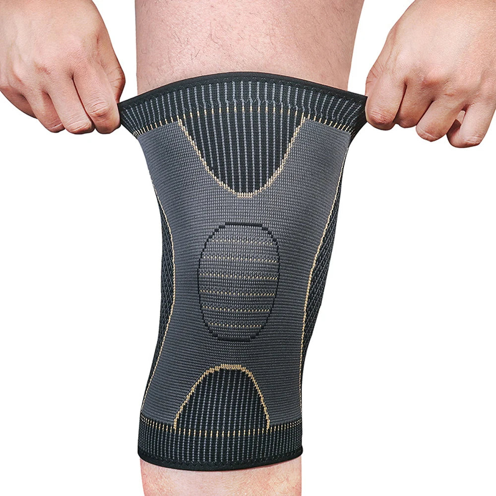 Compression Recovery Gear: Sleeve Knee Brace Support For Running, Workout, Gym, Hiking, Sports / Rungear