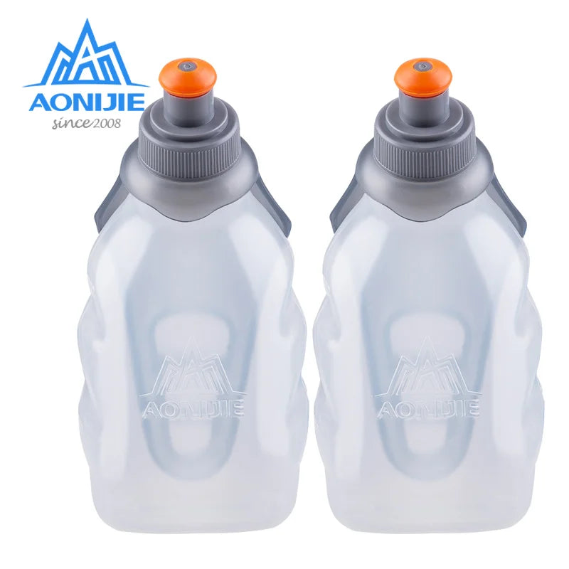 2PCS AONIJIE 250ml Water Bottles – BPA-Free Kettle Flask for Running, Hiking & Marathons