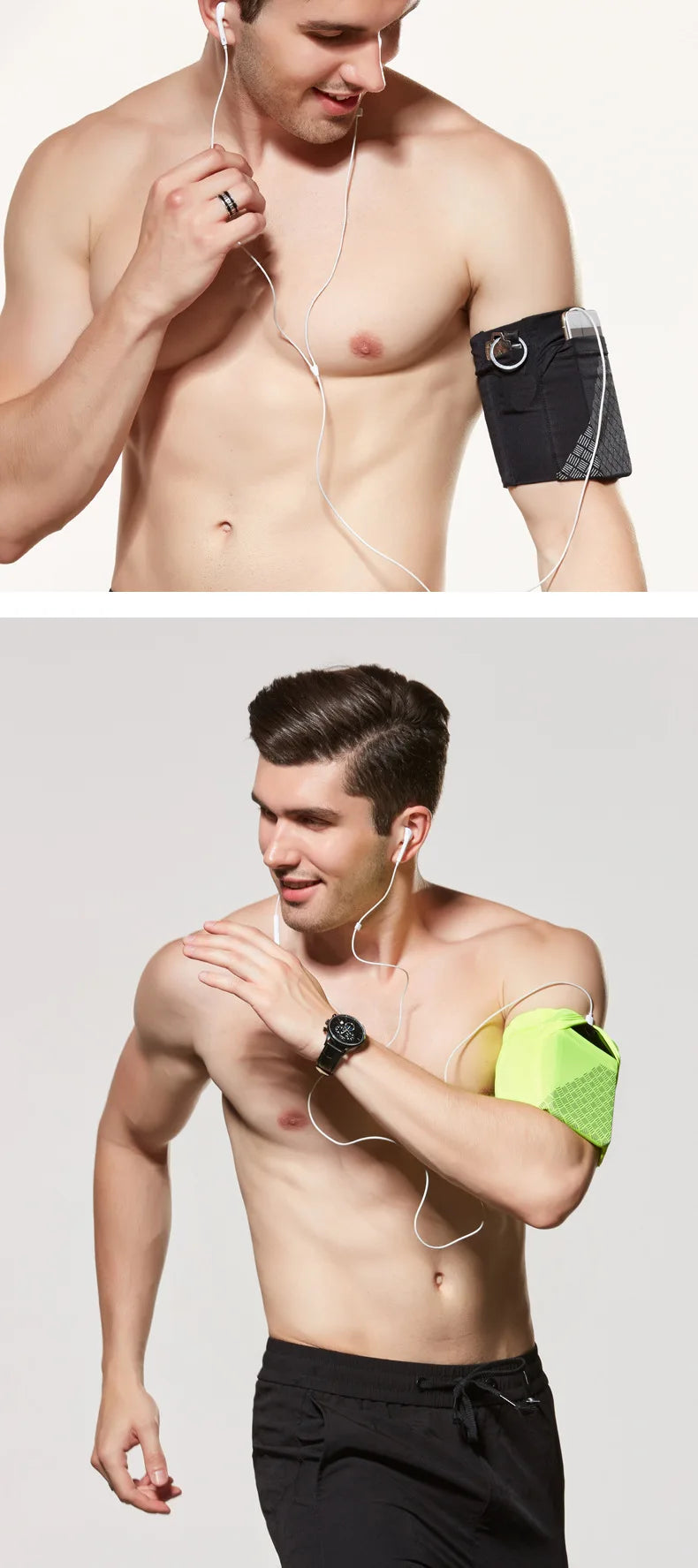 Running Arm Bag | Breathable Phone Holder for Phones up to 6.5" | Unisex Sport Armband