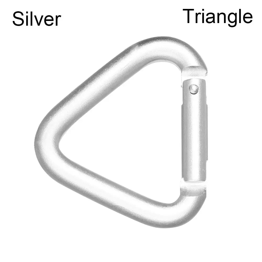Trail Gear Accessories: Triangle/Square Carabiners With Snap Clip Hook Kettle Buckle / Rungear