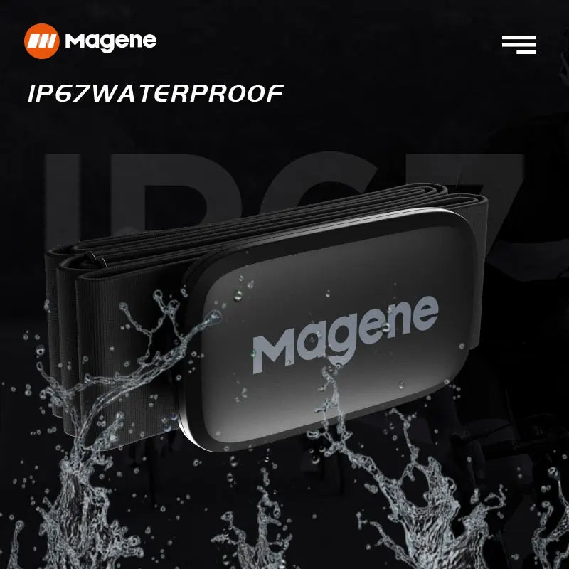 Magene H64 Heart Rate Monitor with Chest Strap – Dual Mode ANT+ & Bluetooth for Cycling, Running & Wahoo/Garmin Compatibility | RUNGEAR