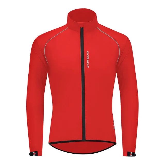 Men's Running Apparel: WOSAWE Ultralight Reflective Windproof Water Resistant Windbreaker / Rungear