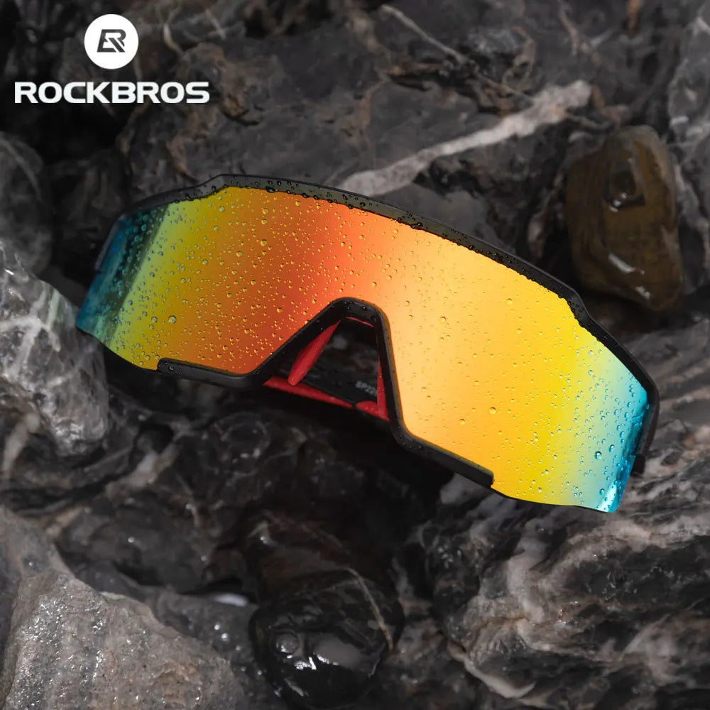 ROCKBROS Polarized Sunglasses – UV400 Photochromic Sports Glasses for Running