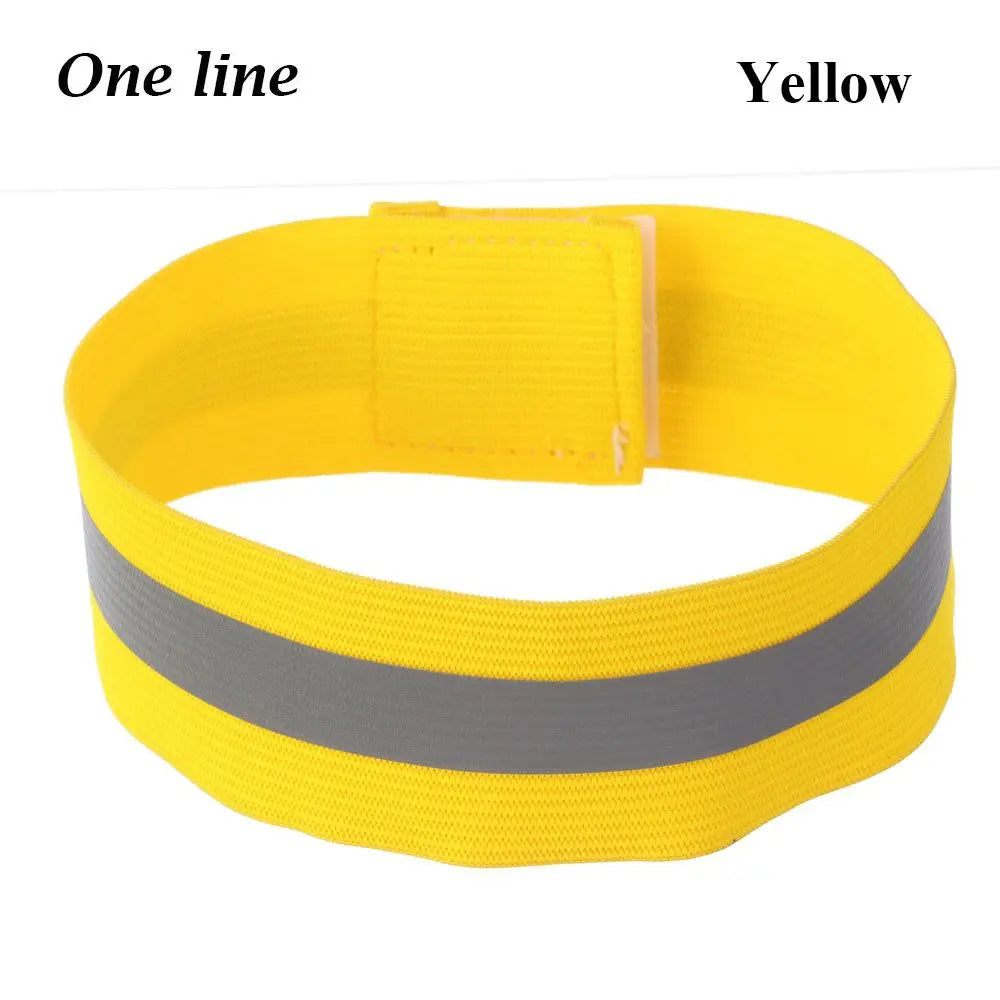 Reflective Safety Armband – Adjustable Elastic Strap for Night Running, Cycling & Jogging
