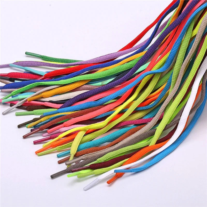 Classic Round Athletic Shoelaces | Oval Half-Round | Running, Hiking & Casual