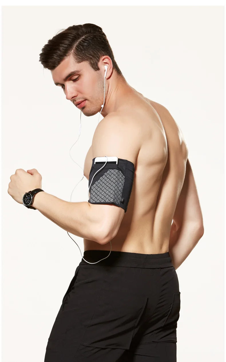Running Arm Bag | Breathable Phone Holder for Phones up to 6.5" | Unisex Sport Armband