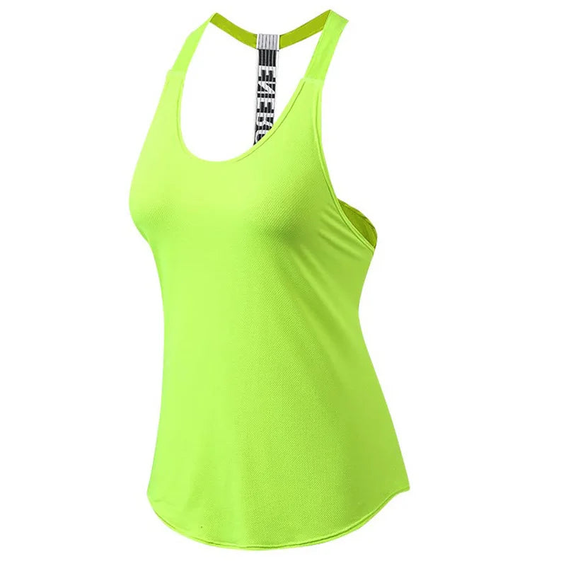 Women's Running Apparel: Quick Drying Backless Sleeveless Sports Gym Tank Top / Rungear