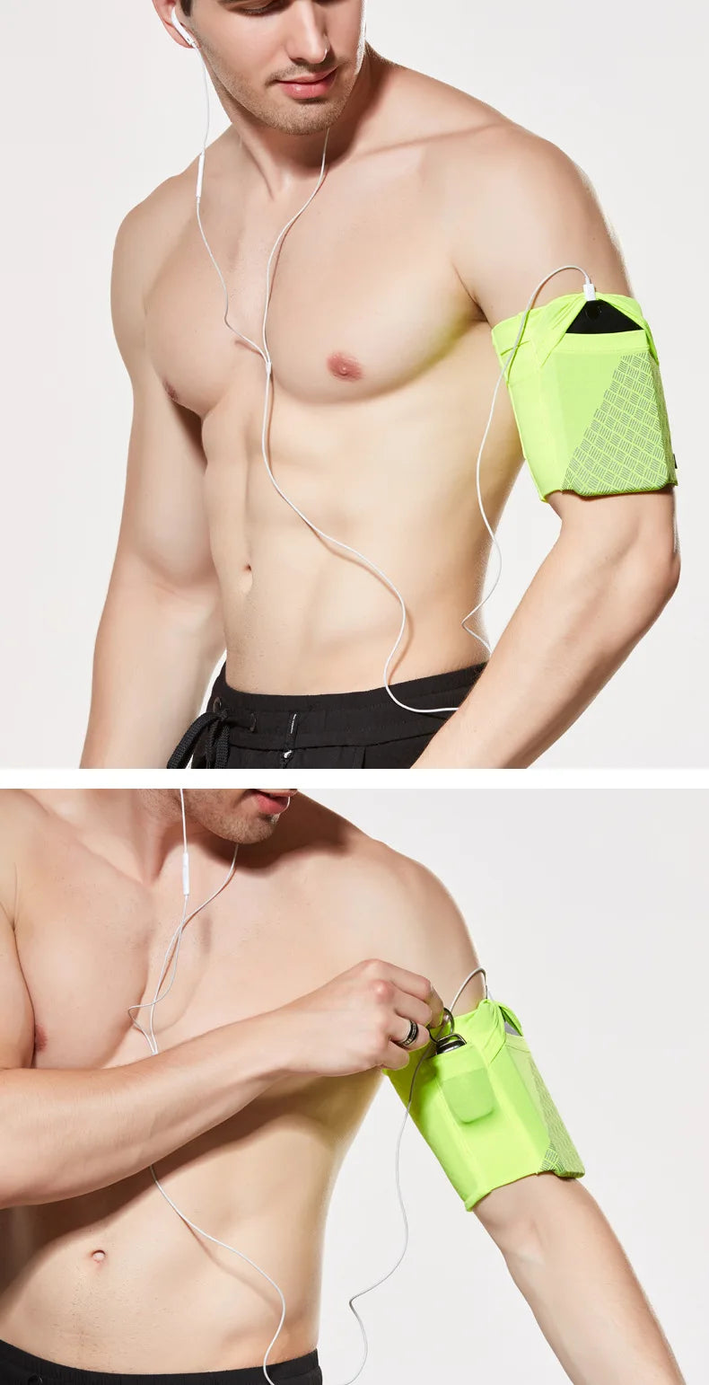 Running Arm Bag | Breathable Phone Holder for Phones up to 6.5" | Unisex Sport Armband