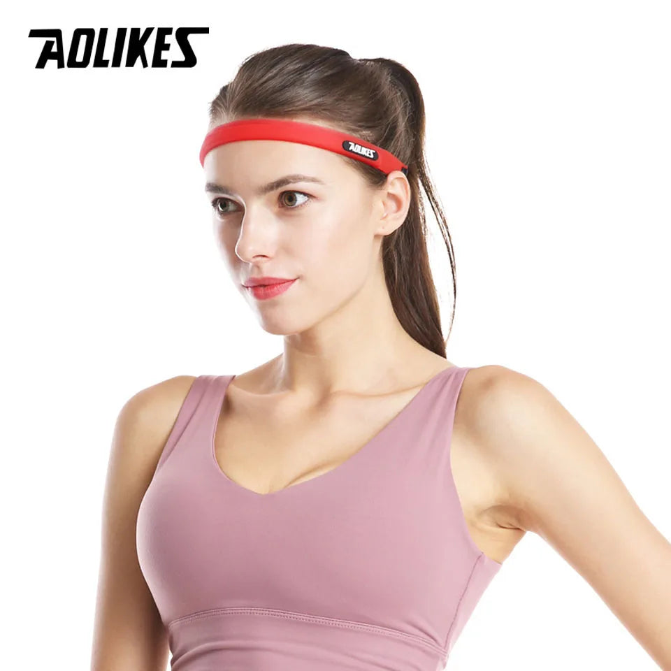 Anti-Slip Sports Headband – Absorbent Elastic Sweatband for Running, Yoga & Fitness | RUNGEAR