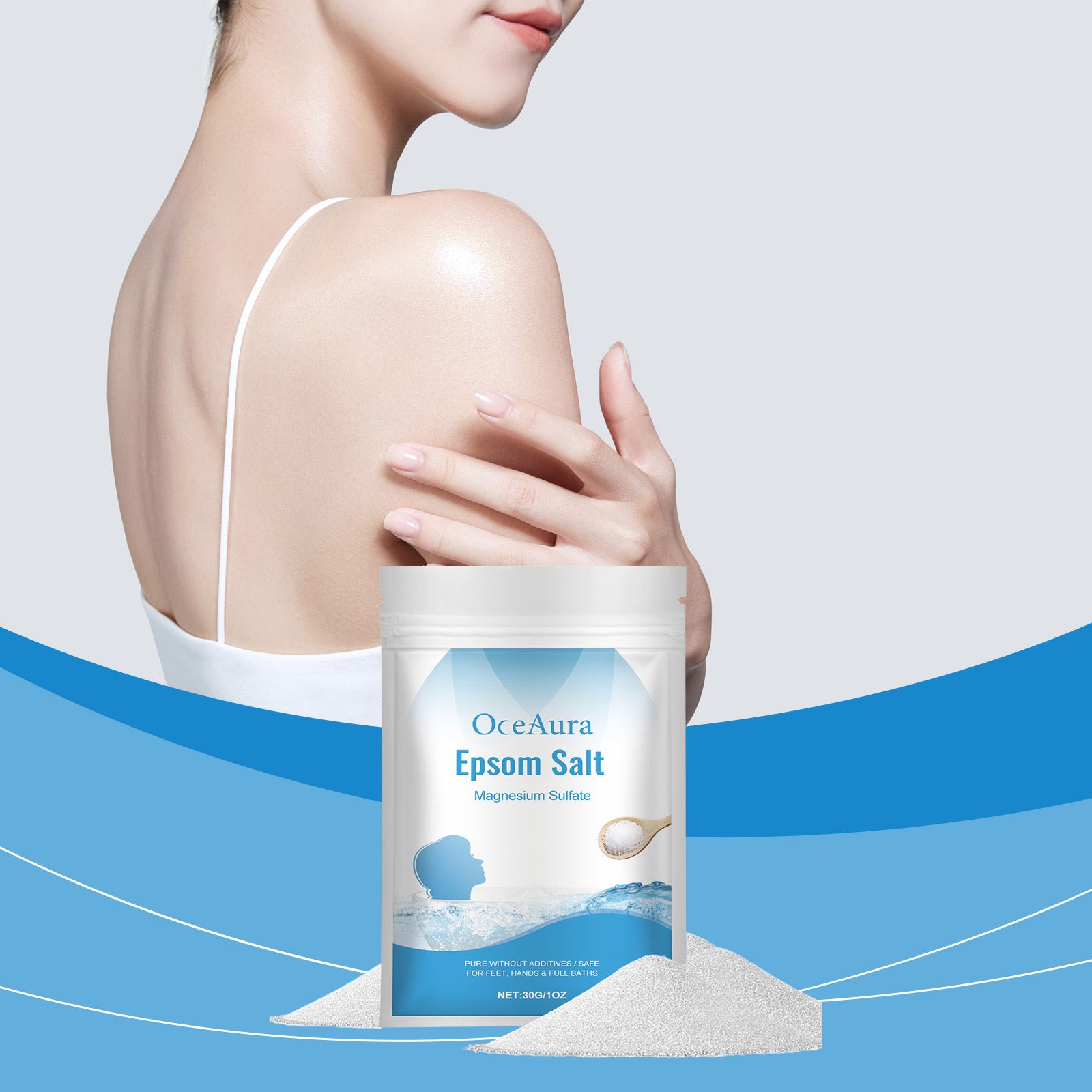 Pure Epsom Salt Recovery Soak | Magnesium Sulfate Bath Salts for Muscle Relief