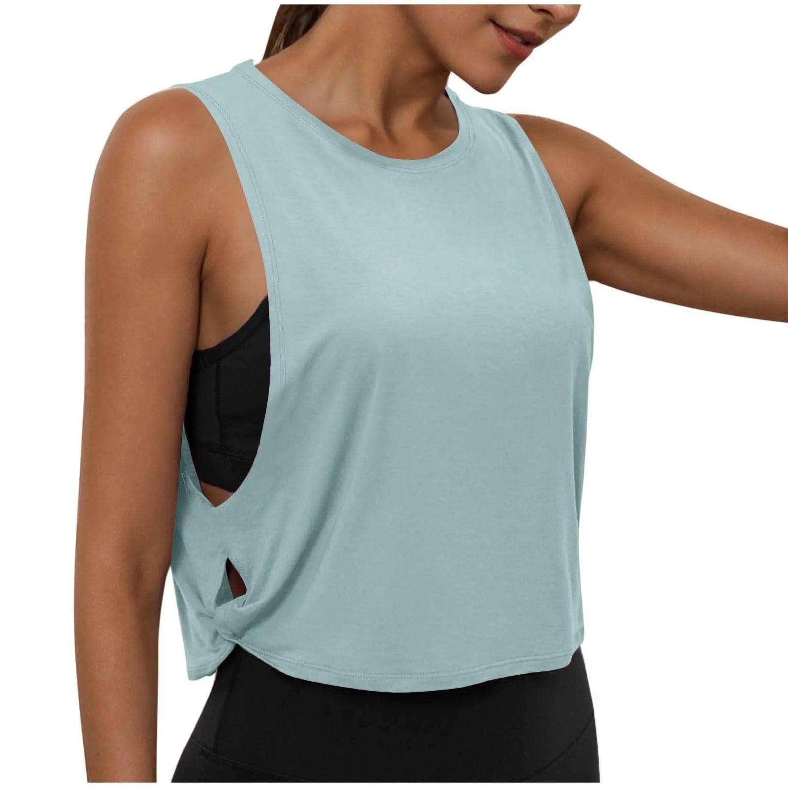 Women's Running Apparel: Sleeveless, Breathable, Cover-Up Tank Top / Rungear