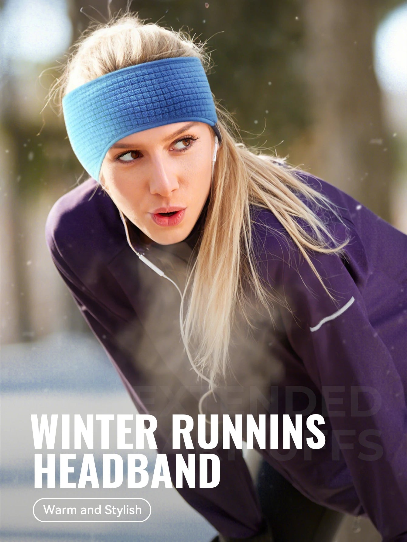 WRELS Fleece Thermal Ear Warmer Headband | Running, Cycling & Hiking