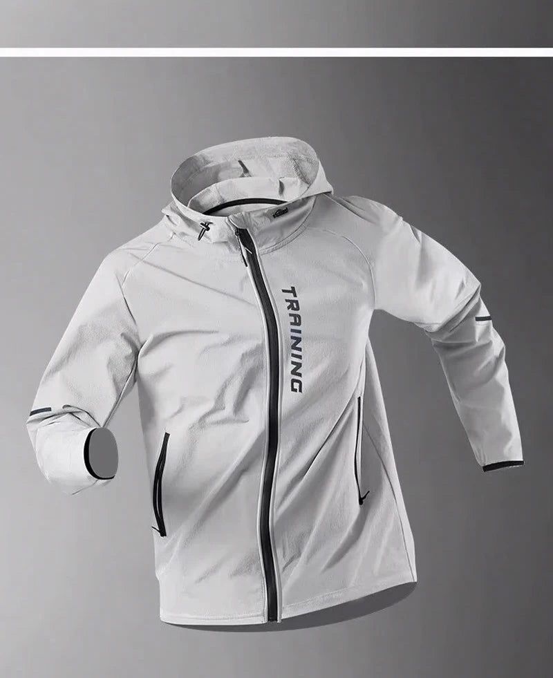 Men's Running Apparel: Windproof, Quick-Dry Sports Windbreaker Jacket / Rungear