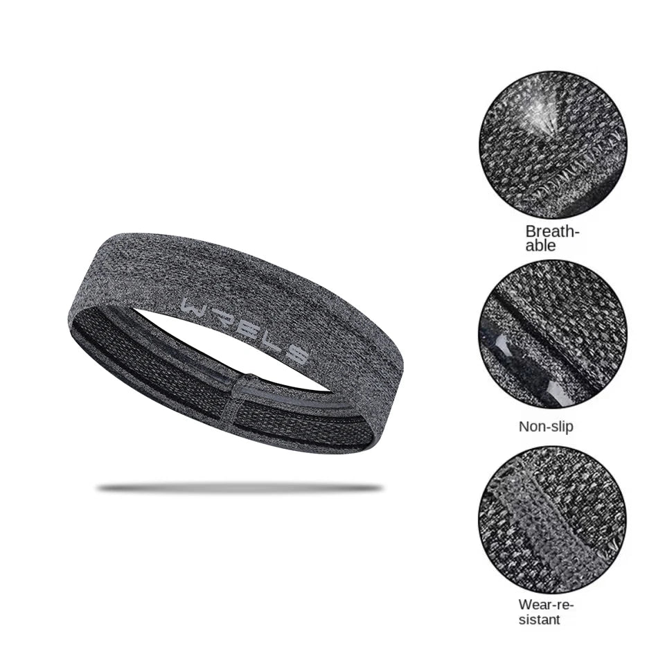 Anti-Slip Sports Headband – Quick-Dry Sweat-Absorbing Elastic Workout Headband for Running, Yoga & Fitness | RUNGEAR