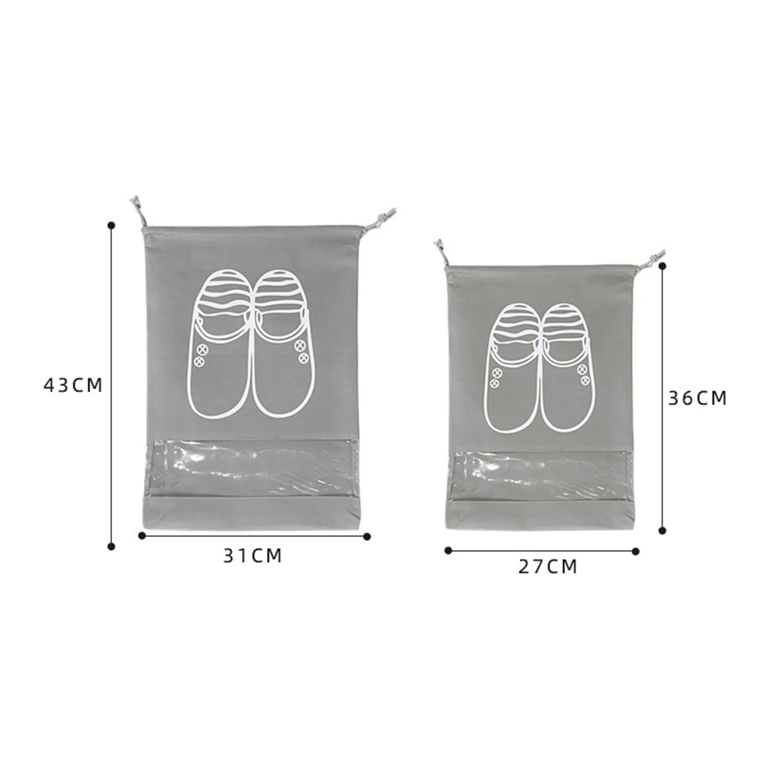 Nylon Waterproof Drawstring Storage Pouch Multi-functional Bag Durable Shoes Underwear Travel Sport Bags Ditty Bags For Travel