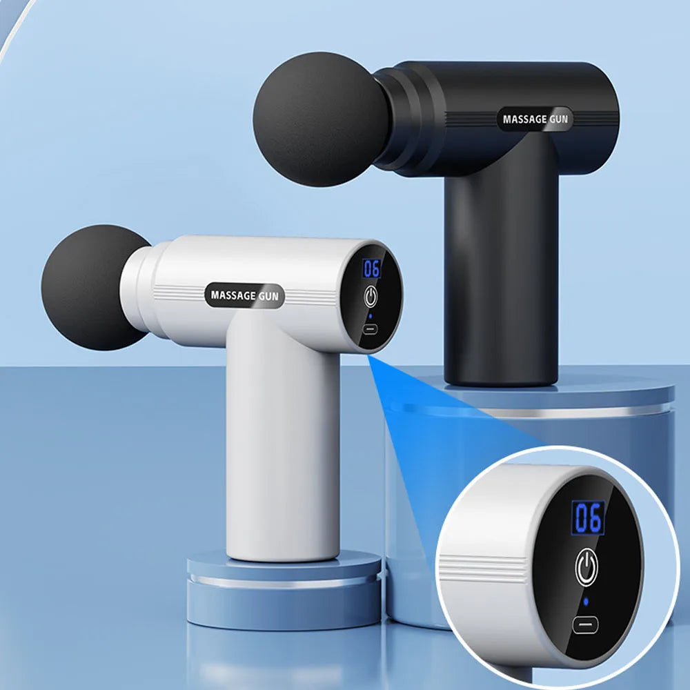 Recovery Gear Accessories: USB Muscle Vibrating Relaxation Mini Massage Gun, Fitness Recovery Equipment / Rungear