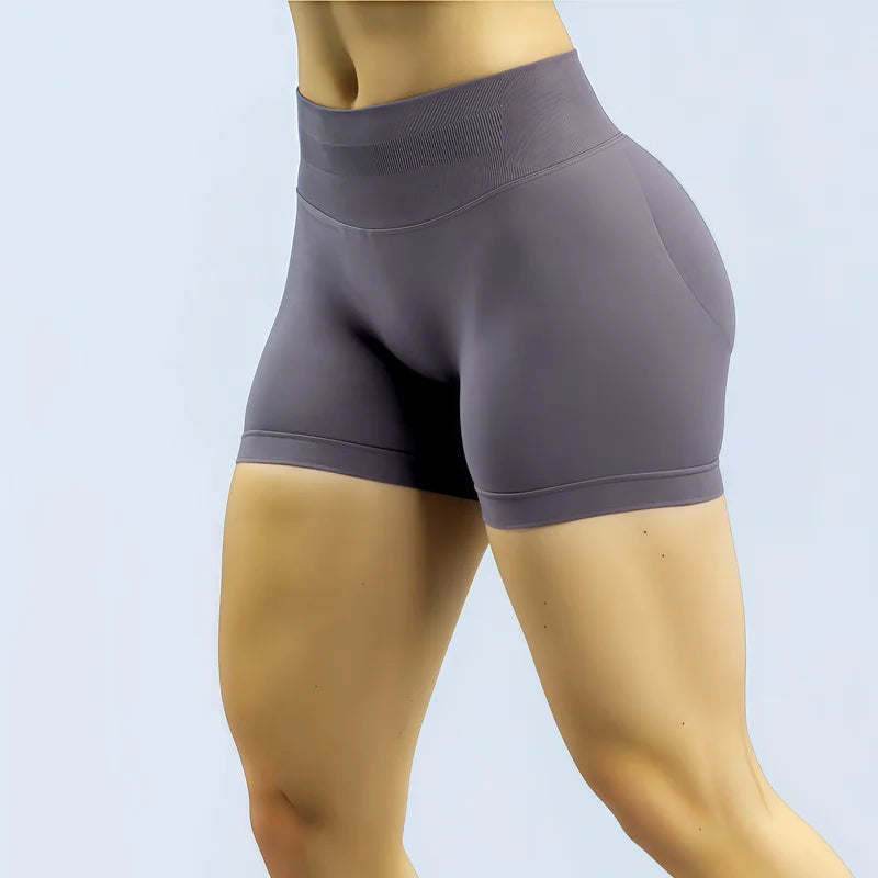 HISTELLO Impact Shorts 4.5" Women Fitness Running Hiking Walking Low Waist Short