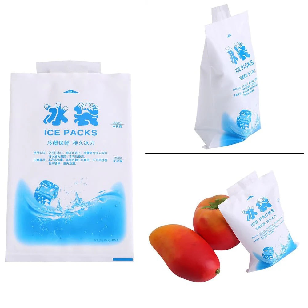 10-Pack Reusable Hot & Cold Gel Packs – Eco-Friendly Cold Compress Set for Injuries & Pain Relief
