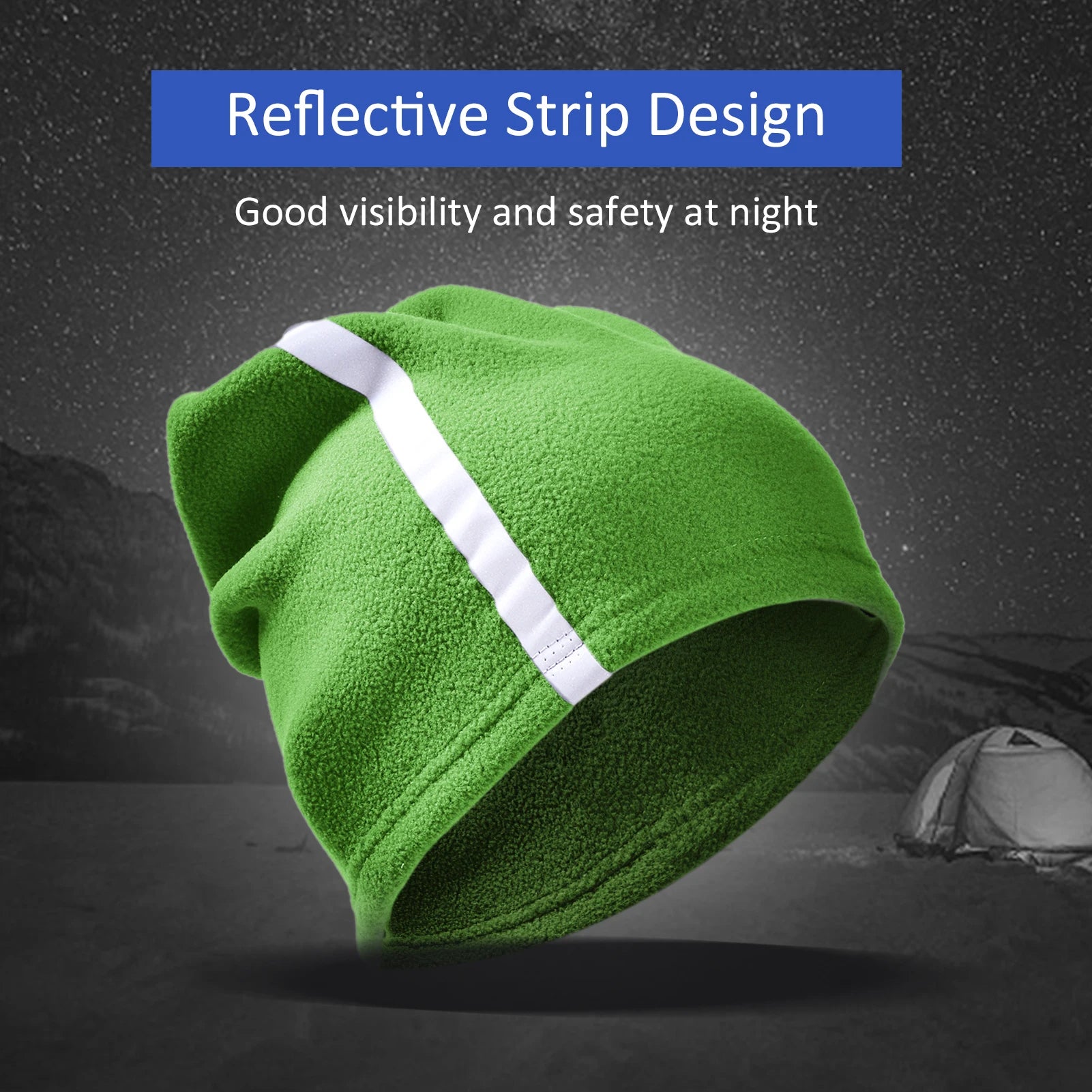 Reflective Fleece Neck Gaiter | Windproof & Adjustable | RUNGEAR
