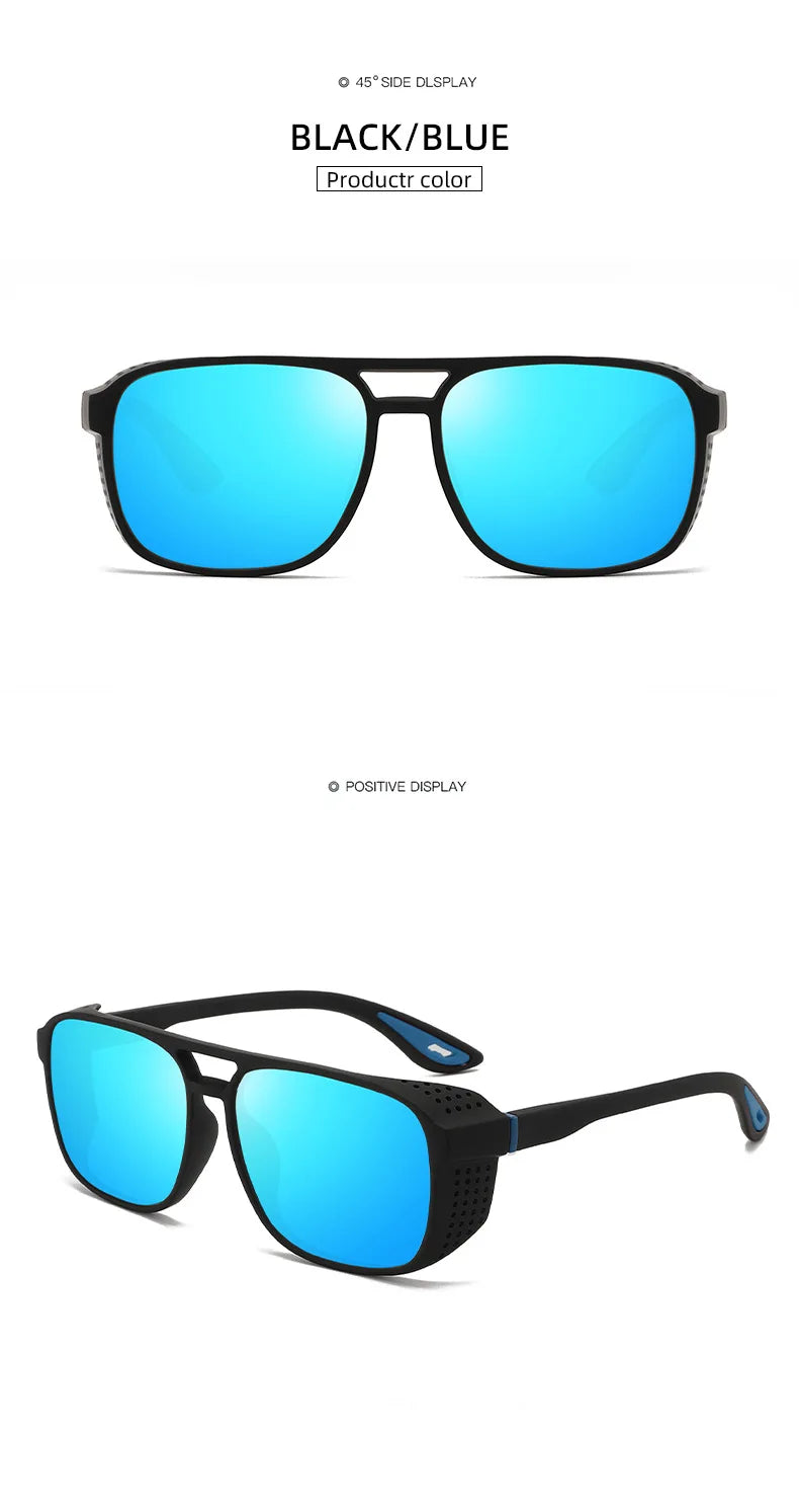 Sunglasses Running Gear: Unisex, Polarized Square Sunglasses for Outdoor Fishing Riding, Running Travel / Rungear