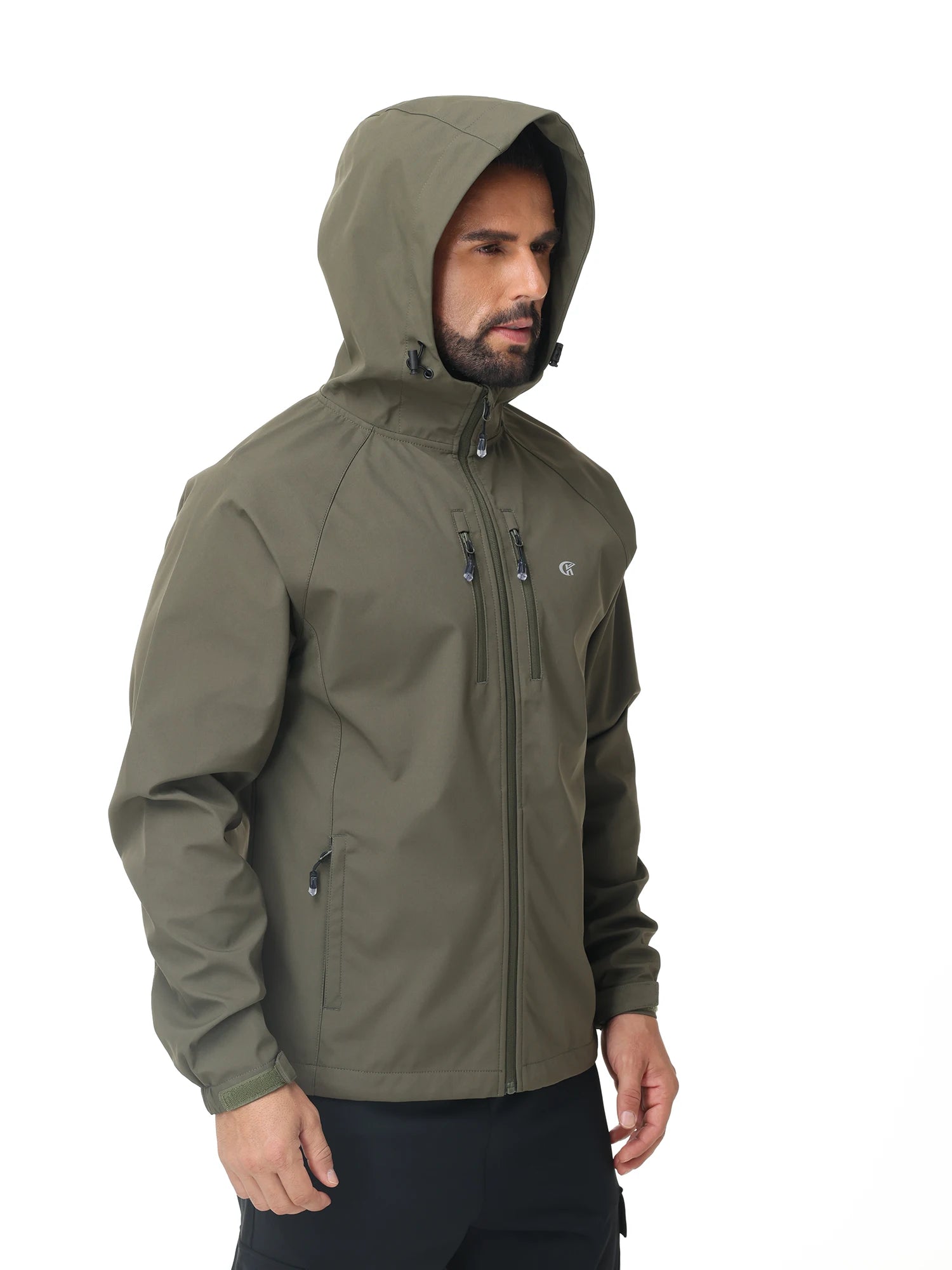 Men's Running Apparel: Lightweight, Waterproof Windbreaker Jacket With Inner Pocket / Rungear