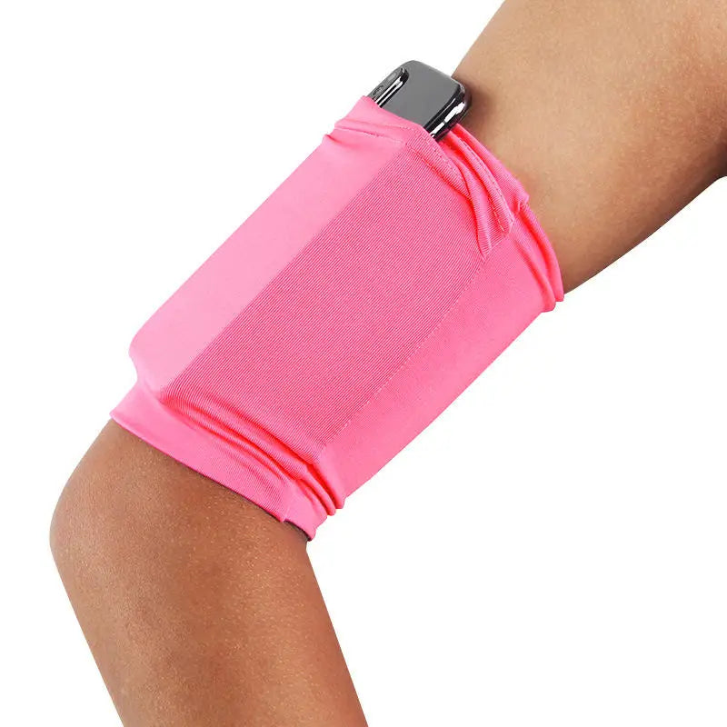 Running Phone Armband Sleeve | Elastic Adjustable Arm Wrap for Jogging & Outdoor Workouts