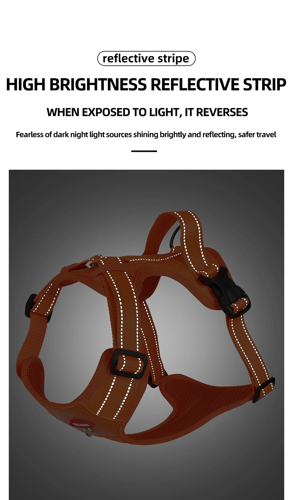 Reflective Anti-Escape Dog Harness | Nylon Halter for Small & Medium Dogs | XS–XL