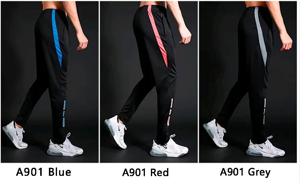 Men's Quick-Dry Running Trackpants – Slim Fit, Elastic Waist | Gym & Training