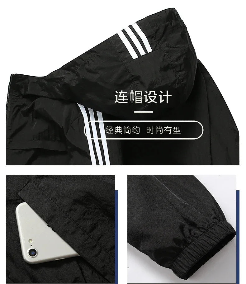 Lightweight Hooded Running Jacket | Sun-Protective Outdoor Sports Coat | Unisex