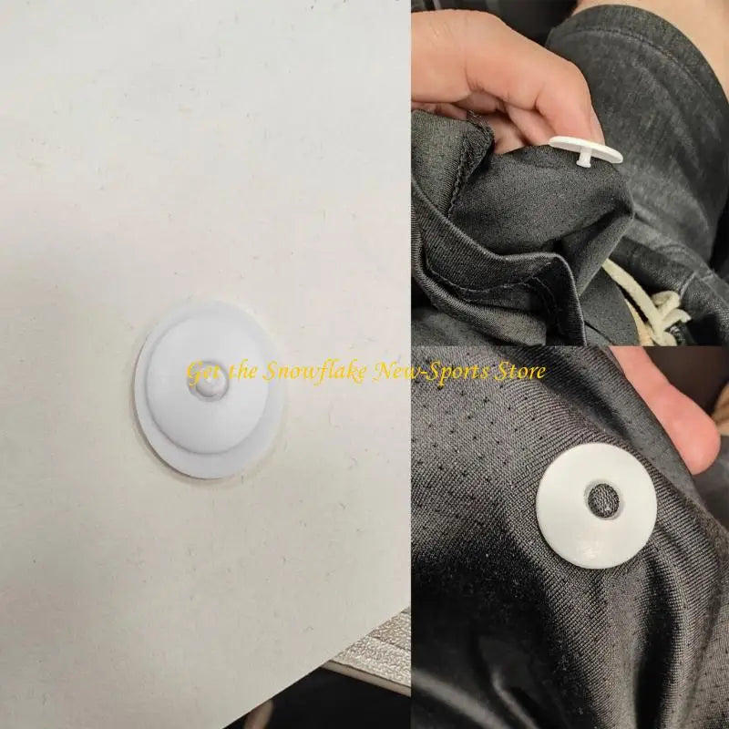 Running Accessories: 4PC Race Number Holder Clips - Sports Bib Fasteners For Competitions / Rungear