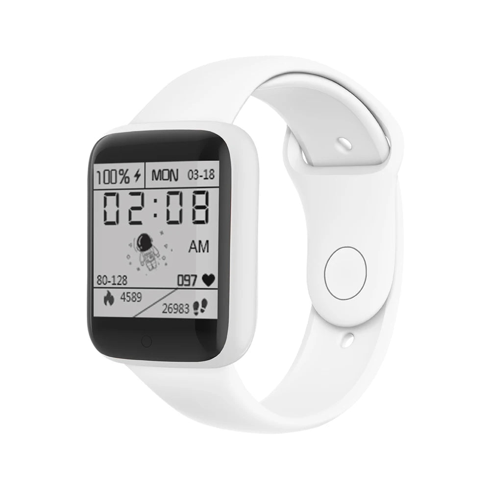 Rungear Tech Accessories: Unisex Bluetooth Smart Watch For Networked Phone, Controls Music, Health Monitor, Clock Y68 / Rungear