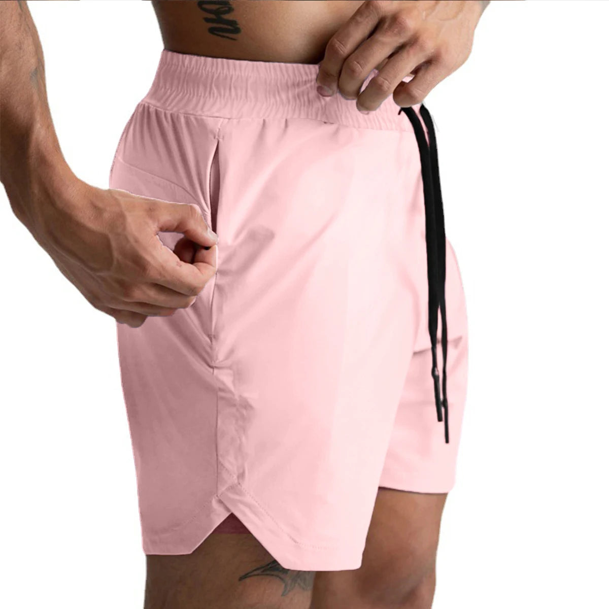 Men's Quick Dry Shorts: Single-Layer, Quick Dry Running Sports Shorts / Rungear