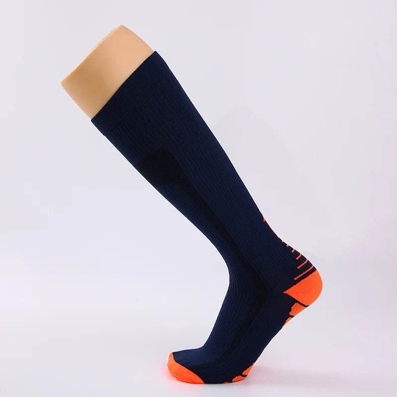 Compression Sock Accessories: Unisex Non-Slip, Knee-High Sports Compression Socks For Fitness / Rungear