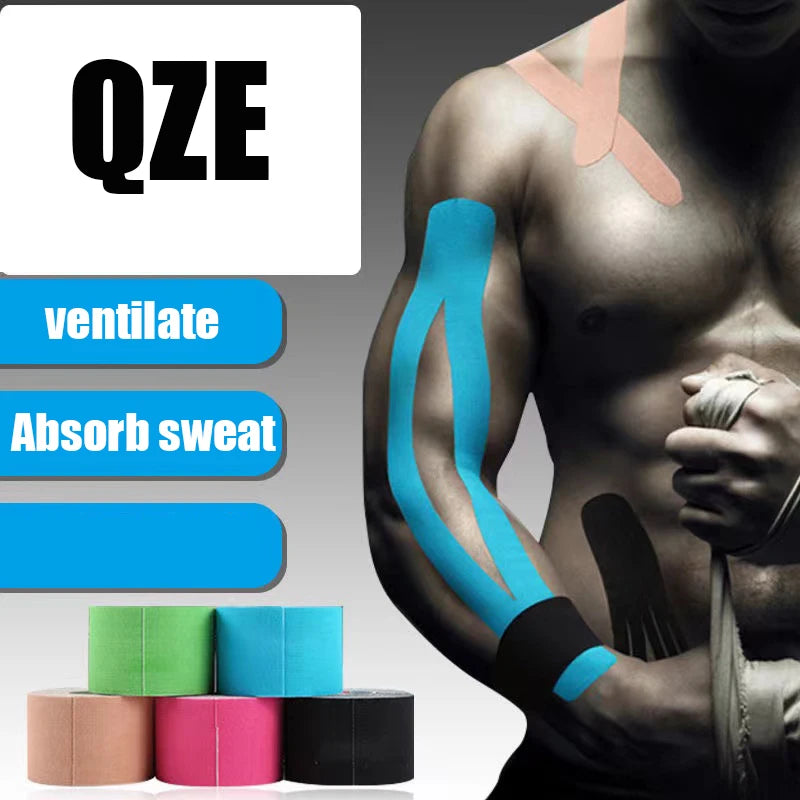 Kinesiology Tape – Waterproof Athletic Sports Tape for Muscle & Joint Support