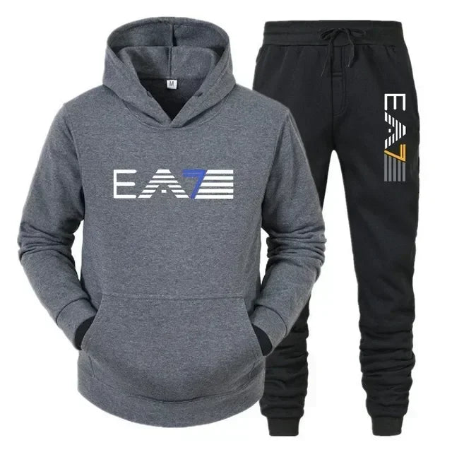 Men's Winter Apparel: Casual, Cool Weather Jogging Training Sportswear 2 PC Sets / Rungear