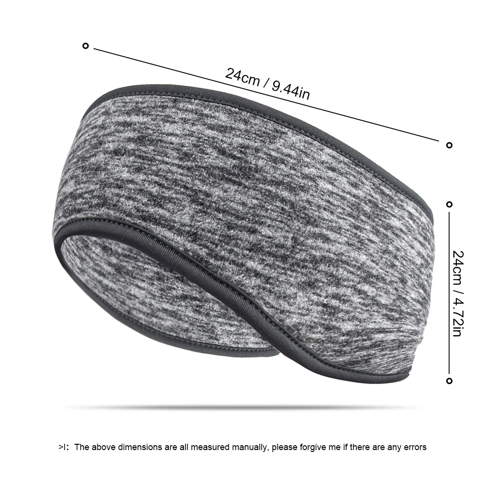 WRELS Windproof Fleece Ear Warmer Headband | Running, Cycling & Yoga | 5 Colours